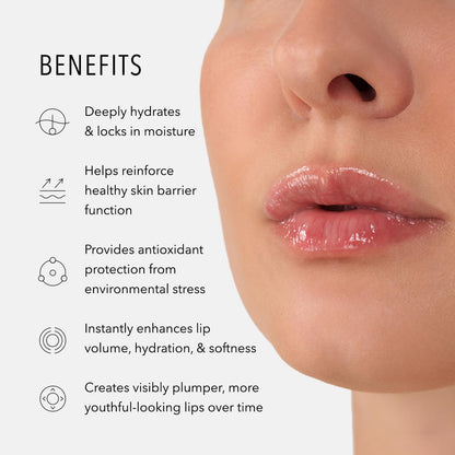 HydroPeptide LipLock Hydrator, Peptide Infused Lip Mask, 0.17 Ounce