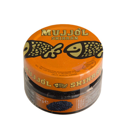 Eurocaviar - Shikran - Sampler pack: 4 x 0.88 oz Mullet Roe Black Caviar Pearls + Mullet Roe Red Caviar Pearls + Smoked Salmon Caviar Pearls + Anchovies Caviar Pearls