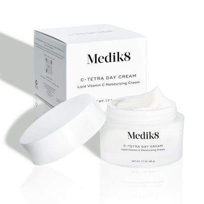 Medik8 C-Tetra Day Cream - Lipid Vitamin C Face Cream - Hydrating, Anti Aging Face Cream - Lightweight Daily Face Moisturizer with Vitamin C - 1.7 oz