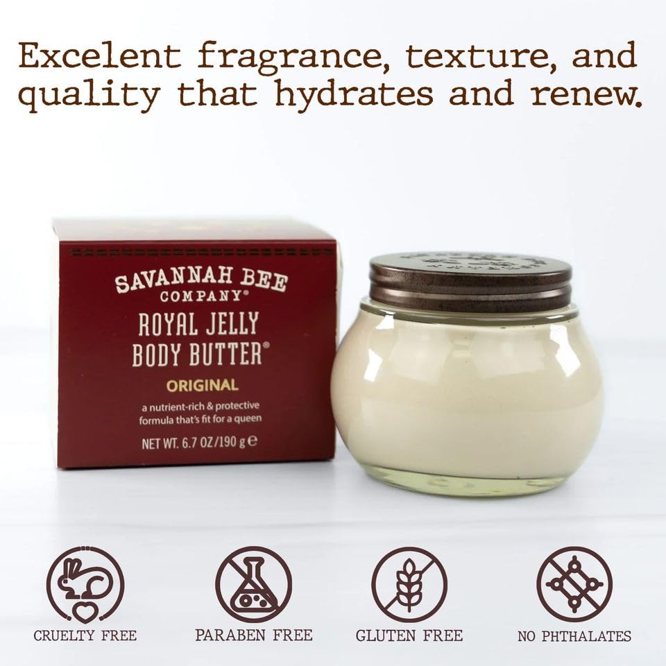 Savannah Bee Company Royal Jelly Body Butter - Deep Hydrating Body Butter
