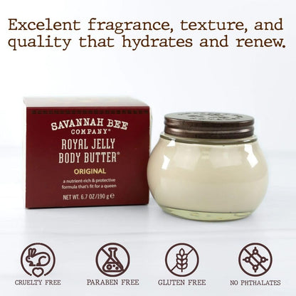 Savannah Bee Company Royal Jelly Body Butter - Deep Hydrating Body Butter