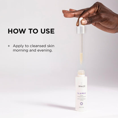 IMAGE Skincare, ILUMA Intense Brightening Serum, Helps Reduce Appearance of Dark Spots & Facial Pigmentation for Even Skin Tone, 0.9 fl oz