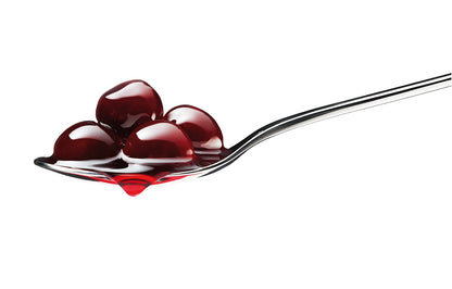 Amarena Fabbri Wild Cherries in Syrup, Gluten Free, Non GMO, Vegan, 400 grams (14oz)
