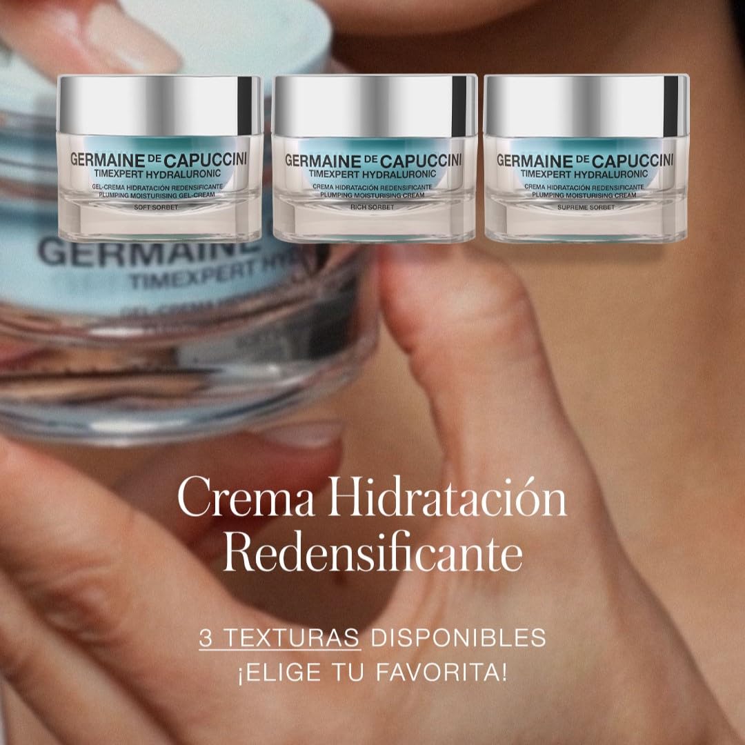 Germaine de Capuccini - Timexpert Hydraluronic Moisturizing Gel Cream - Hyaluronic Acid - Anti-Aging Cream - Normal to Combination Skin - 1.7oz