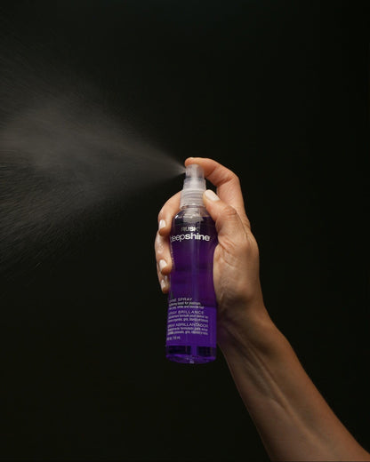 RUSK Deepshine PlatinumX Shine Spray, Shine Spray Creates Shine and Pairs Well with Heat Styling for a Glossy Finish, 4 oz.