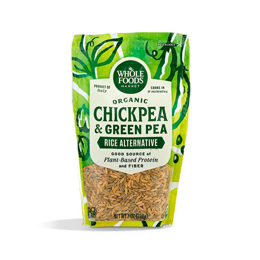 Whole Foods Market, Organic Chickpea & Green Pea Rice Alternative, 7 Ounce