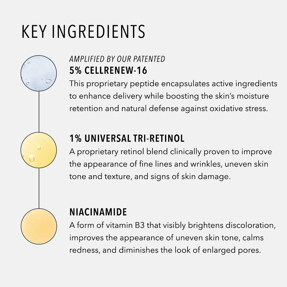 HydroPeptide Retinol Routine Booster, 1% Universal Tri-Retinol Complex Peptide Solution, 1 Ounce