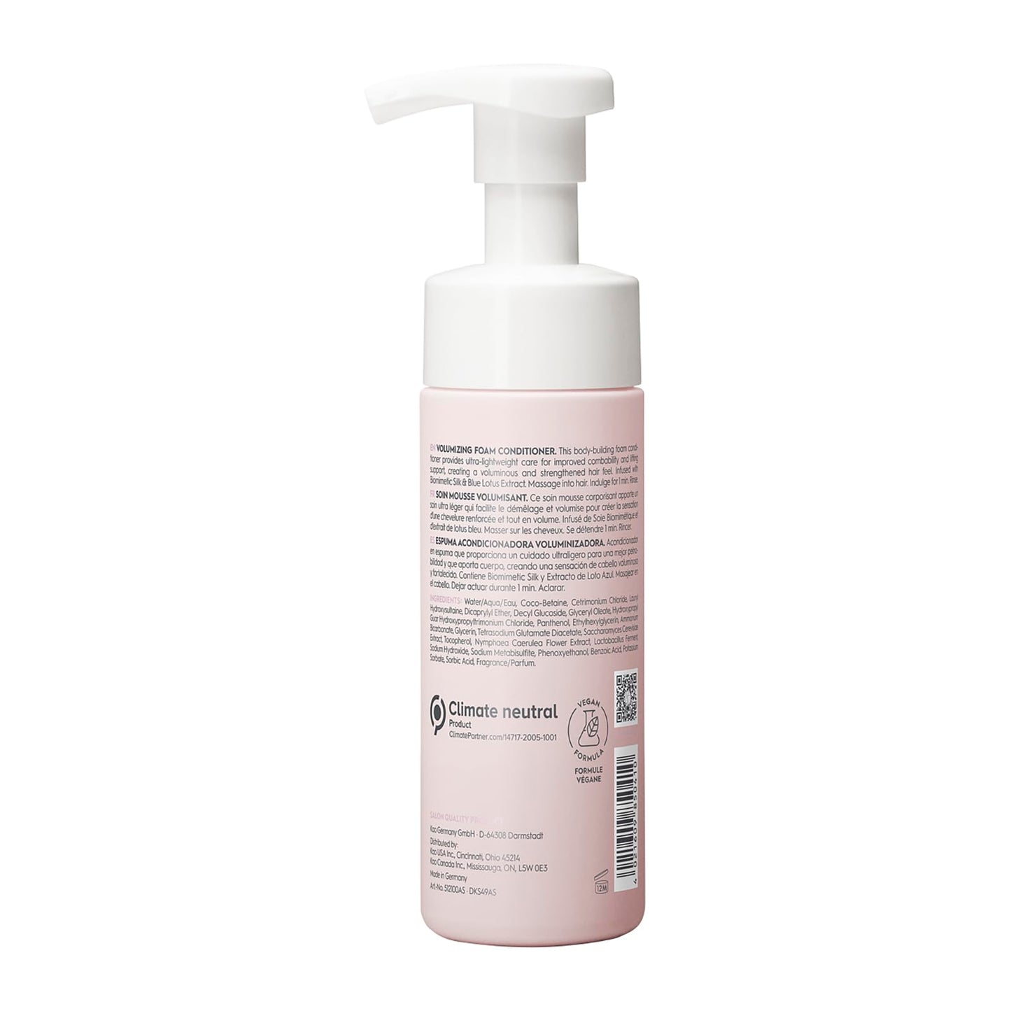 KERASILK Volumizing Foam Conditioner | Provides Weightless Hydration | Enhances Volume | Detangles | For Fine, Limp, Flat Hair | 150ml