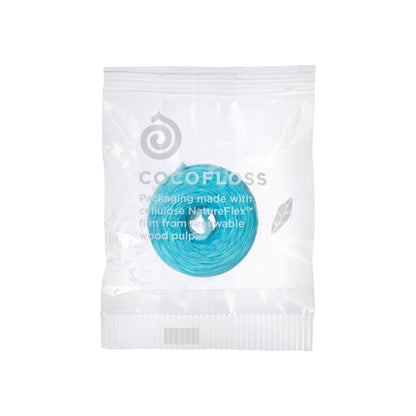 Cocofloss Woven Dental Floss Refill, Dentist-Designed Oral Care, Delightful Mint, Waxed, Expanding, Vegan, Kid-Friendly String Floss with Coconut Oil, 1 Refill Spool (33 yd)