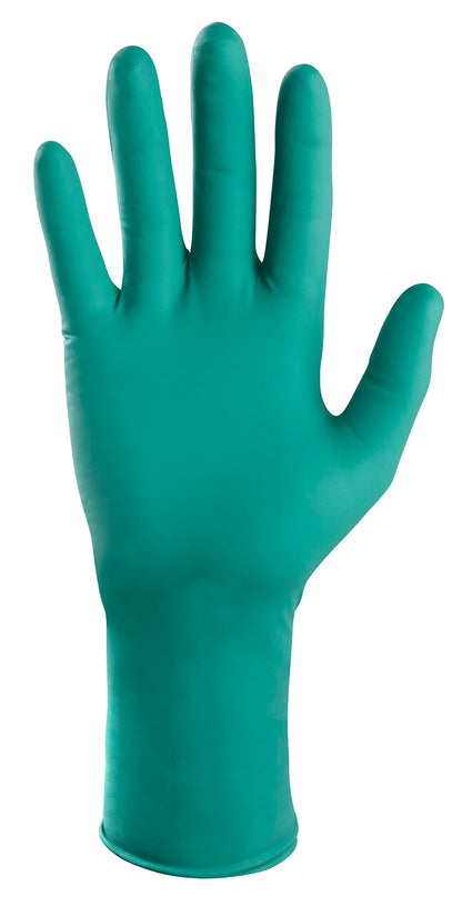 SAS ChemDefender Powder-Free Chloroprene Disposable Gloves | 5 Mil - Large | Chemical Resistance, Textured Fingertips, Extended 12" Cuff, Single Use | for Dental & Industrial | 66593, Large