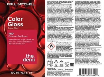 Paul Mitchell The Demi Color Gloss, Glosses in 3 Minutes