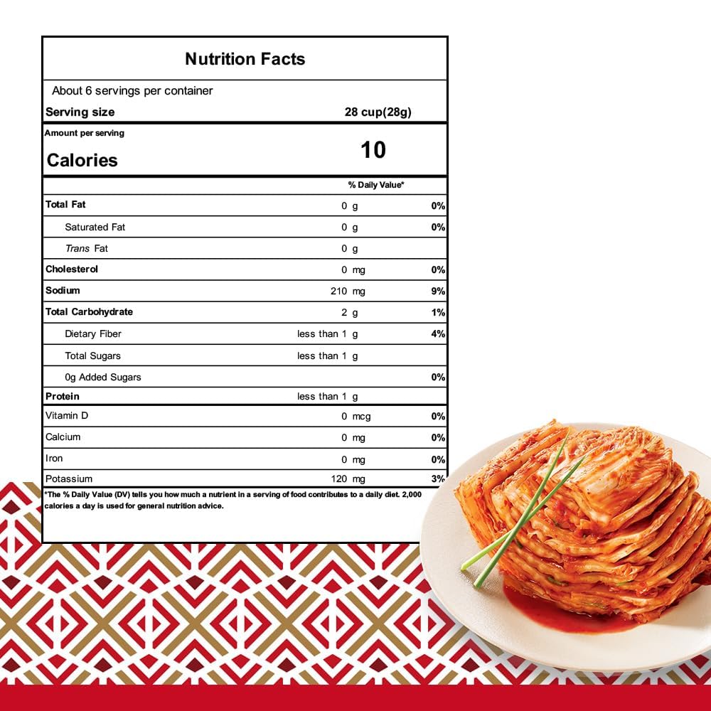JONGGA Cabbage Fried Kimchi Can + Cabbage Kimchi Can / each 5.64oz(160g) /nKorean Spicy Food, Pack of 6, 33.84 Ounce