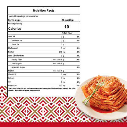 JONGGA Cabbage Fried Kimchi Can + Cabbage Kimchi Can / each 5.64oz(160g) /nKorean Spicy Food, Pack of 6, 33.84 Ounce