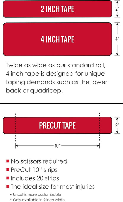 RockTape Highly Water-Resistant Kinesiology Tape