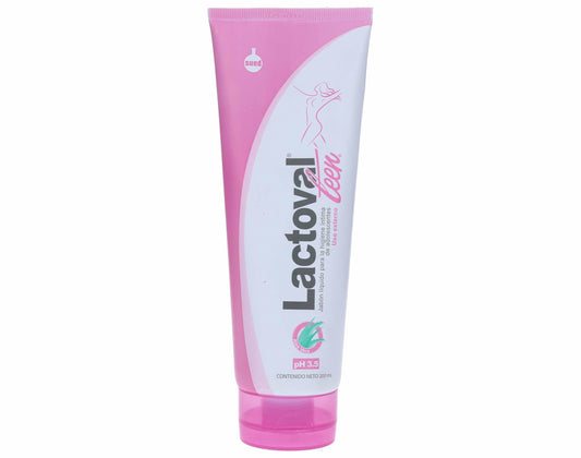Lactoval Teen Intimate Wash for Teens 200 ml pH 3.5 Balanced Feminine Cleanser – Gentle Daily Intimate Hygiene External Use