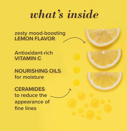 Burt's Bees 100% Natural Origin Lip Treatment with Sea Minerals Sweet Mint (Lemon Sorbet) - Hydrating, Moisturizing, Nourishing, Uplifting Lip Balm