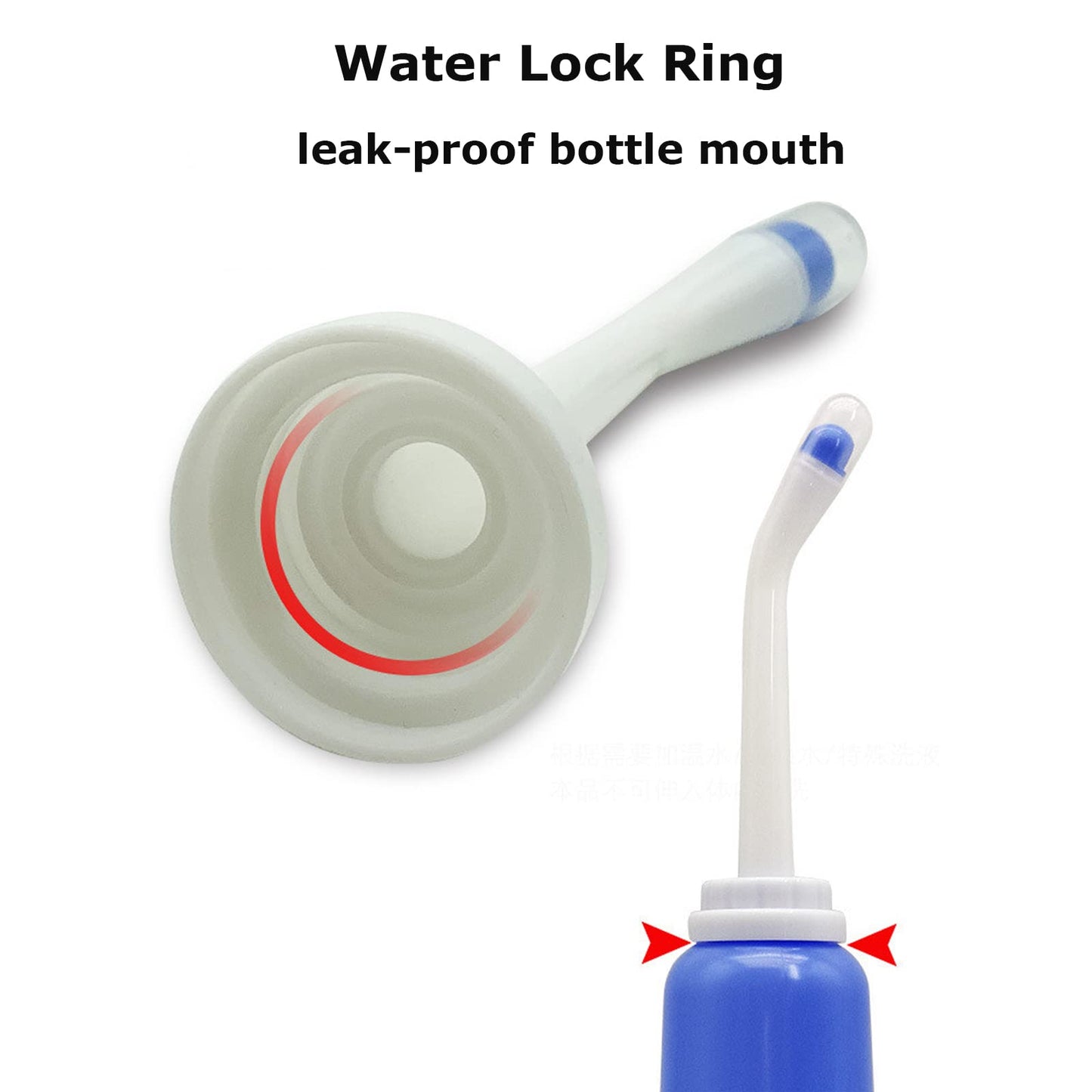 Reusable Vaginal Douche Cleaner for Women Portable Perineal Bottle Vaginal Cleansing System Vaginal Cleaner Bidet Bottle Sprayer Peri Bottle Irrigator Anal Douche Cleaning Kit Vaginal Enema Cleanser