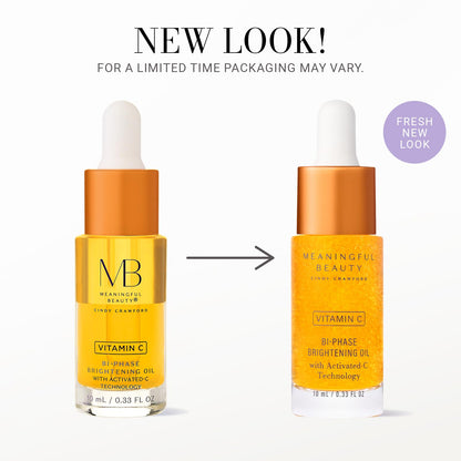 Meaningful Beauty Vitamin C Bi-Phase Brightening Oil with Activated C Technology