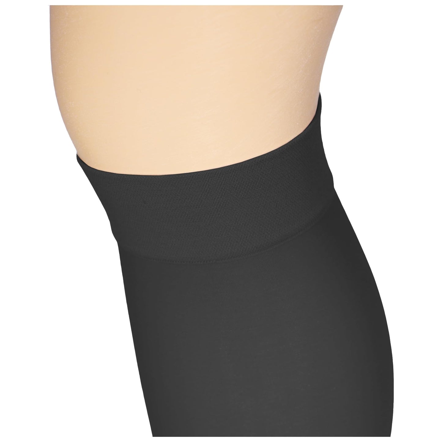 NuVein Sheer Compression Stockings, 30-40 mmHg Support, Knee Length, Closed Toe, 20 Denier, Black, X-Large