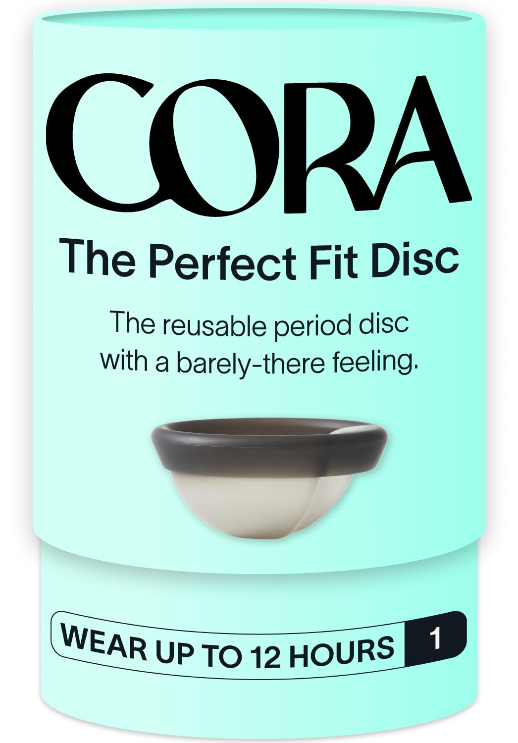 Cora Menstrual Disc (Charcoal Disc)