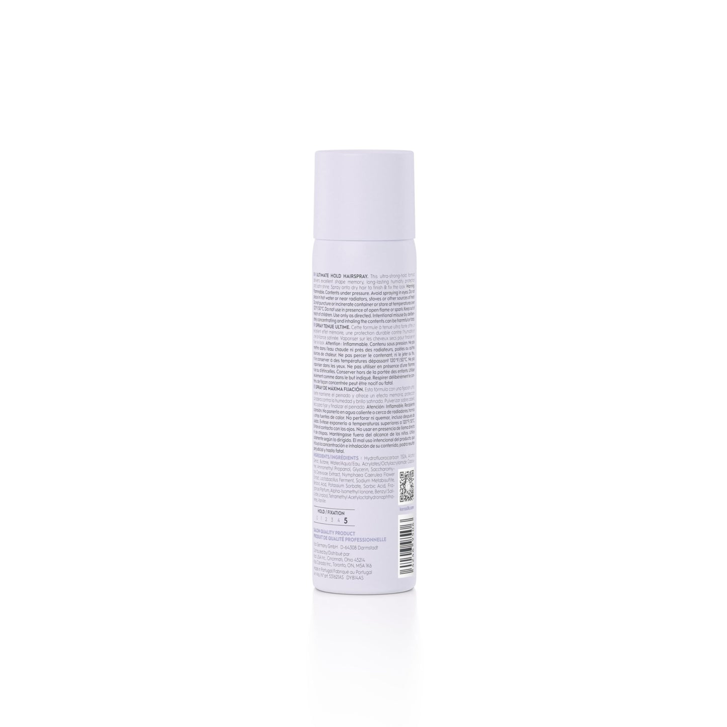 Kerasilk Ultimate Hold Hairspray for Ultra-Strong Hold & Shine, Vegan and Sulfate-Free, 75 ml