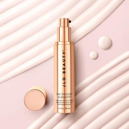 JLO Beauty That Spotlight Silhouette Firming Neck Serum, Hydrating & Sculpting Treatment with Peptides, Red Algae & Hyaluronic Acid, Dermatologist Tested, 50ml