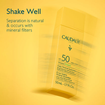 Caudalie Vinosun Protect Daily Mineral Sunscreen SPF50-50 mL