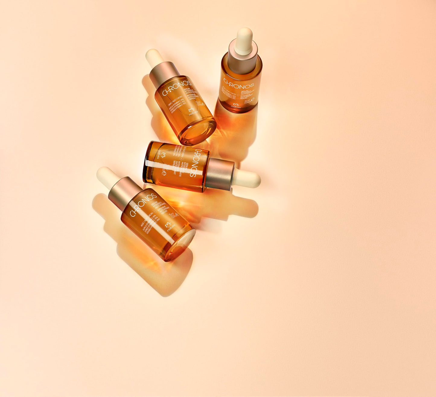 natura - Chronos Intensive Anti-Oxidant Serum - Brightening 15% Vitamin C Serum - Protects from Oxidation with Inga, Açaí & Cacau - Stimulates Collagen Vegan & Cruelty-Free Skincare - 15ml