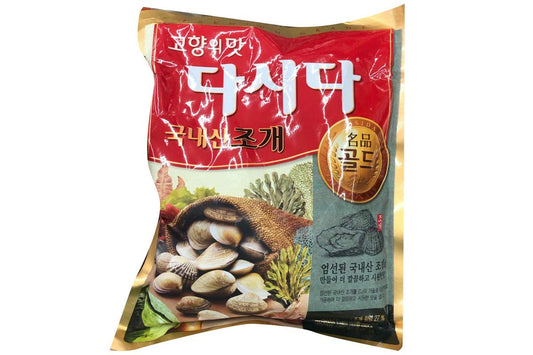 Korea CJ Cheiljedang Premium Gold Clam Stew Soup Stock Jogaetang Seasoning Dasida Korean Instant broth Noodle Hot Pot 다시다 국내산조개 10oz