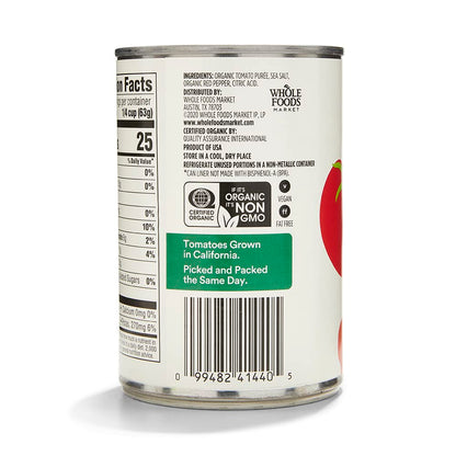 365 by Whole Foods Market, Organic Tomato Sauce, 15 Ounce