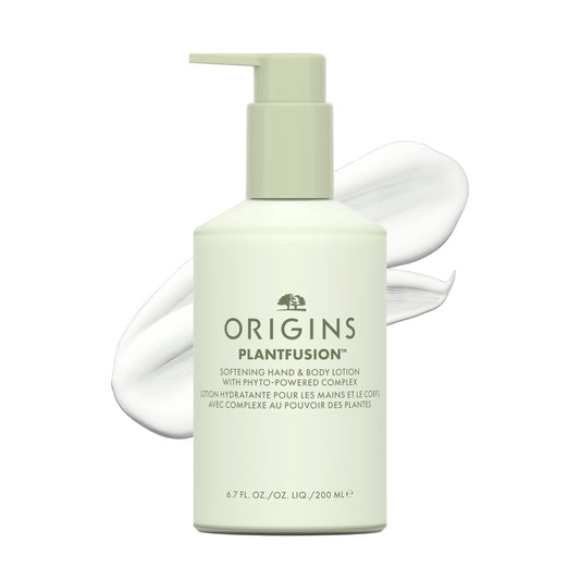 Origins Plantfusion Softening Hand & Body Lotion | Softens Dry Skin & Smooths Over Time | With Naturally-Derived Hyaluronic Acid & Salicylic Acid