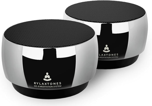Singing Bowl Sound Machine – Electronic Tibetan Singing Bowl with Binaural Beats Stereo Sound for Sound Healing, Yoga, Mindfulness, Sound Bath,Chakra Meditation & Relaxation