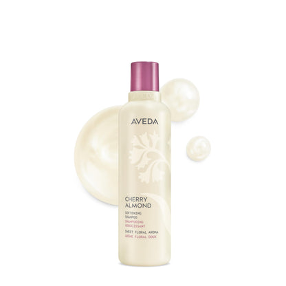 Aveda Cherry Almond Softening Shampoo | Adds Softness and Shine | for Normal to Dry Hair | 97% Naturally Derived* | Silicone Free | Iconic Cherry Almond Aroma of Tonka, Orange, Ylang Ylang