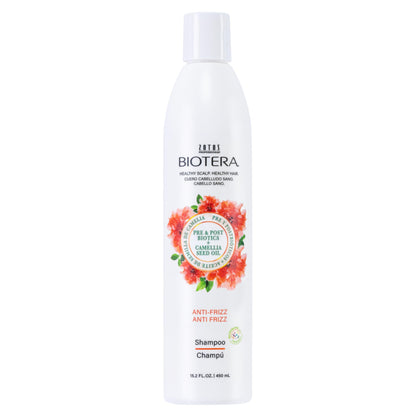 Biotera Anti Frizz Smoothing Shampoo | Smooths & Controls Frizzy, Unruly Hair | Microbiome Friendly | Vegan & Animal Test Free | Paraben Free | Color-Safe