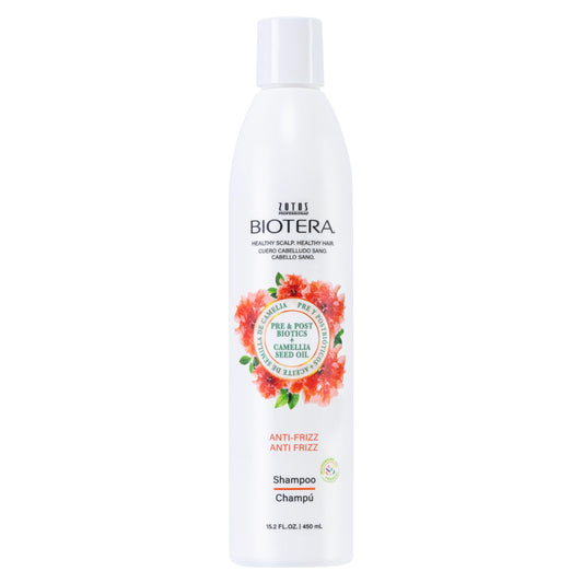 Biotera Anti Frizz Smoothing Shampoo | Smooths & Controls Frizzy, Unruly Hair | Microbiome Friendly | Vegan & Animal Test Free | Paraben Free | Color-Safe