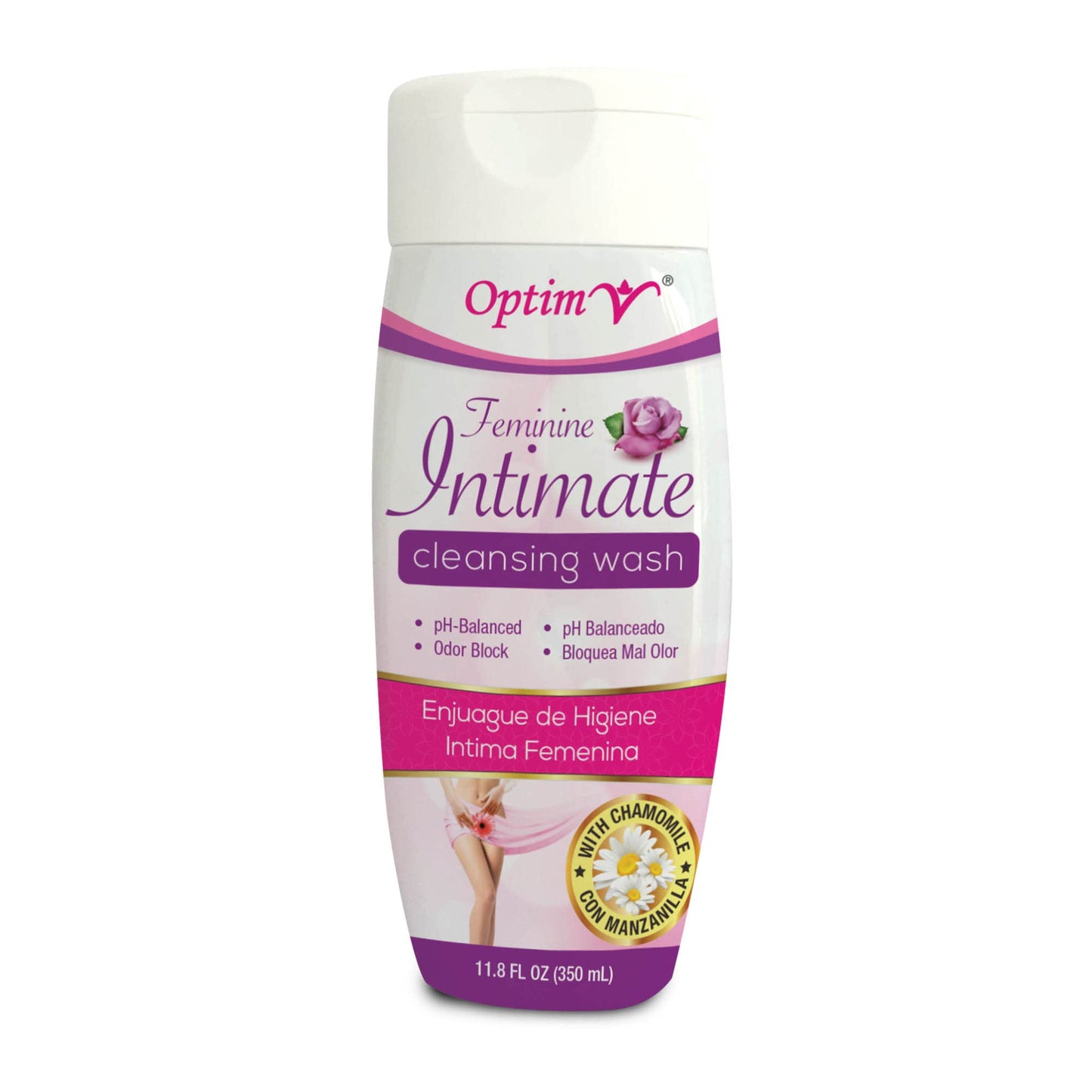 Feminine Wash – 11.8Fl Oz Feminine Intimate Cleansing Wash – Ultra-Gentle Chamomile Formula – pH Balanced – Unpleasant Odor Block – Ideal for All-Day Freshness