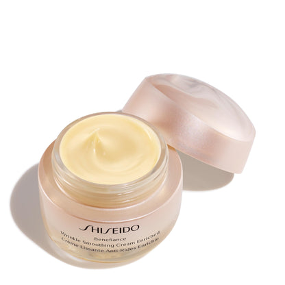Shiseido Benefiance Wrinkle Smoothing Cream Enriched - Anti-Aging Moisturizer for Dry to Very Dry Skin - Visibly Corrects Wrinkles & Intensely Hydrates - Non-Comedogenic