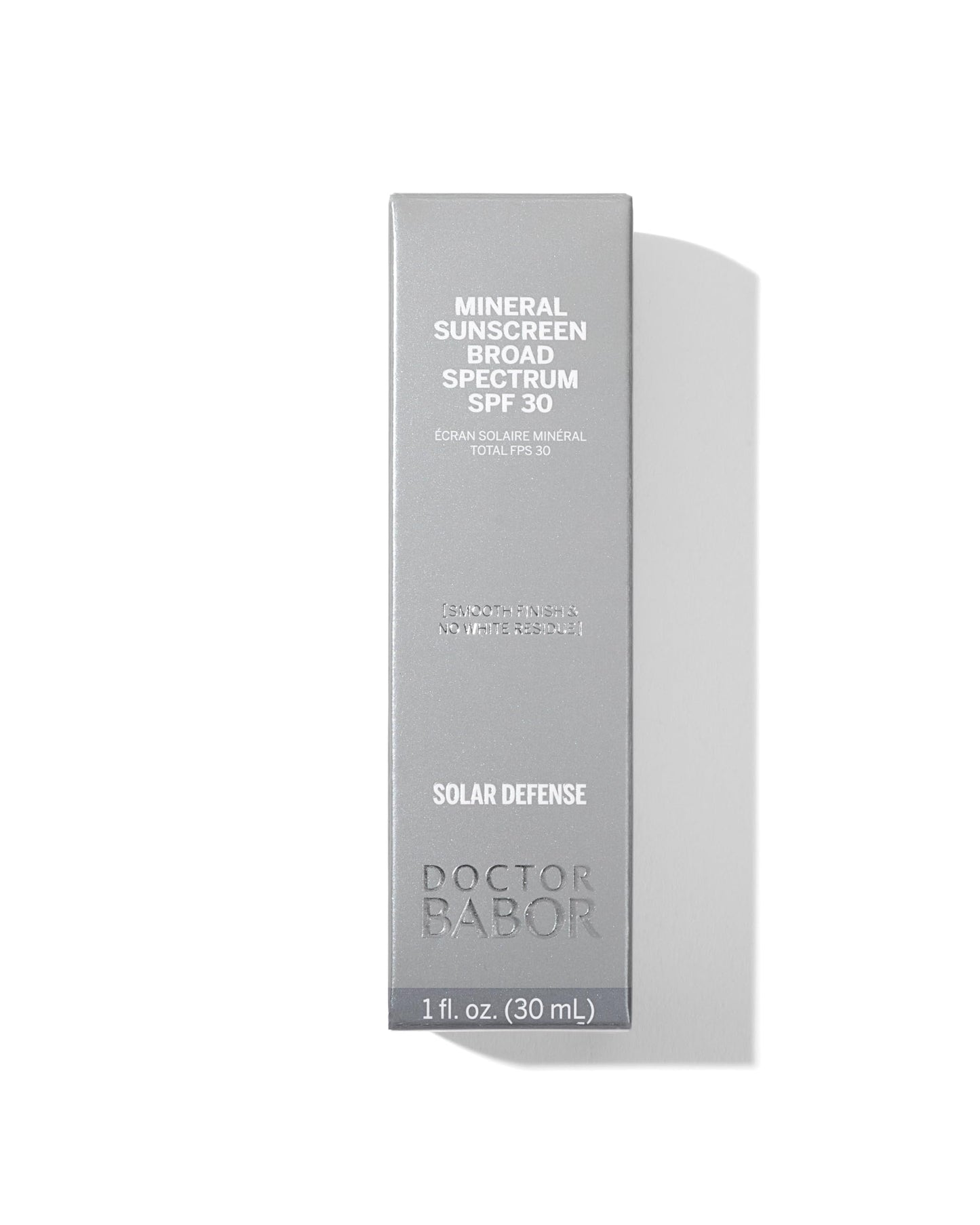 DOCTOR BABOR Protect Rx Mineral Face Sunscreen SPF 30, Physical Protection with No White Cast, Non Tinted Sheer Mineral Coverage for Anti Aging and Wrinkle Defense, Moisturizing Under Makeup, 1 oz.