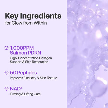 numbuzin No.9 NAD+ PDRN Glow Boosting Toner, Hydrating & Firming Toner for Wrinkles, Fine Lines & Dull Skin, Peptides & Salmon PDRN for Radiance, Korean Skincare 5.07 fl oz