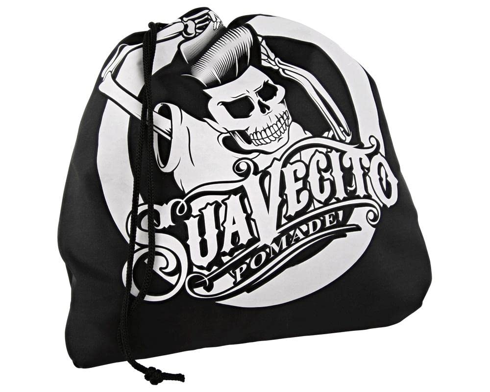 Suavecito Beard Grooming Beard Cape Black Reusable Easy Clean Up & Storage