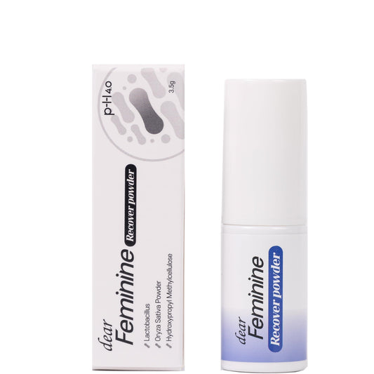 Dear Feminine Recover Powder – Feminine Probiotic Mist Powder for Y-Zone Care – Direct Spray for pH Balance, Freshness & Odor Control – 5 Billion Live Probiotics & Plant-Based Formula (0.12oz)