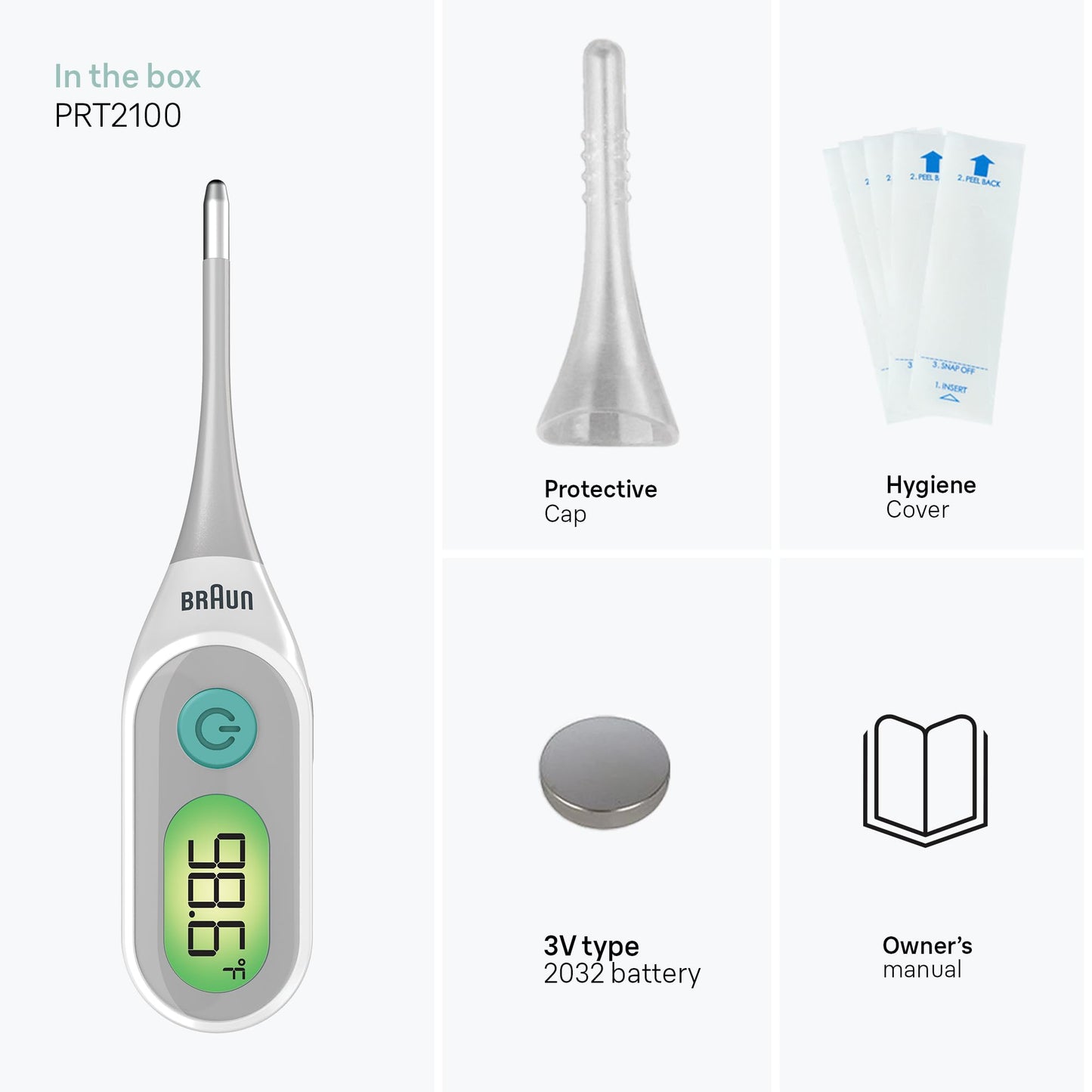 Braun Digital Thermometer, Clinically Accurate, Color Coded Fever Guidance for Baby, Toddlers, Kids & Adults, Oral, Rectal or Underarm use, No 1 Brand Recommended by Pediatricians