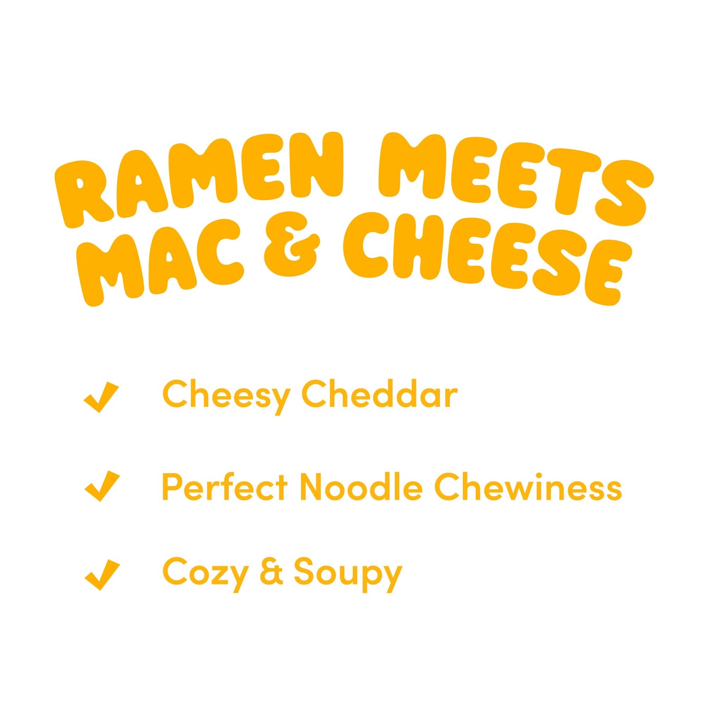 Cheesy Ramen - Cheddar Soup Ramen | Mild Kick, Creamy & Savory Korean Noodles | 3.92 oz (Pack of 8)