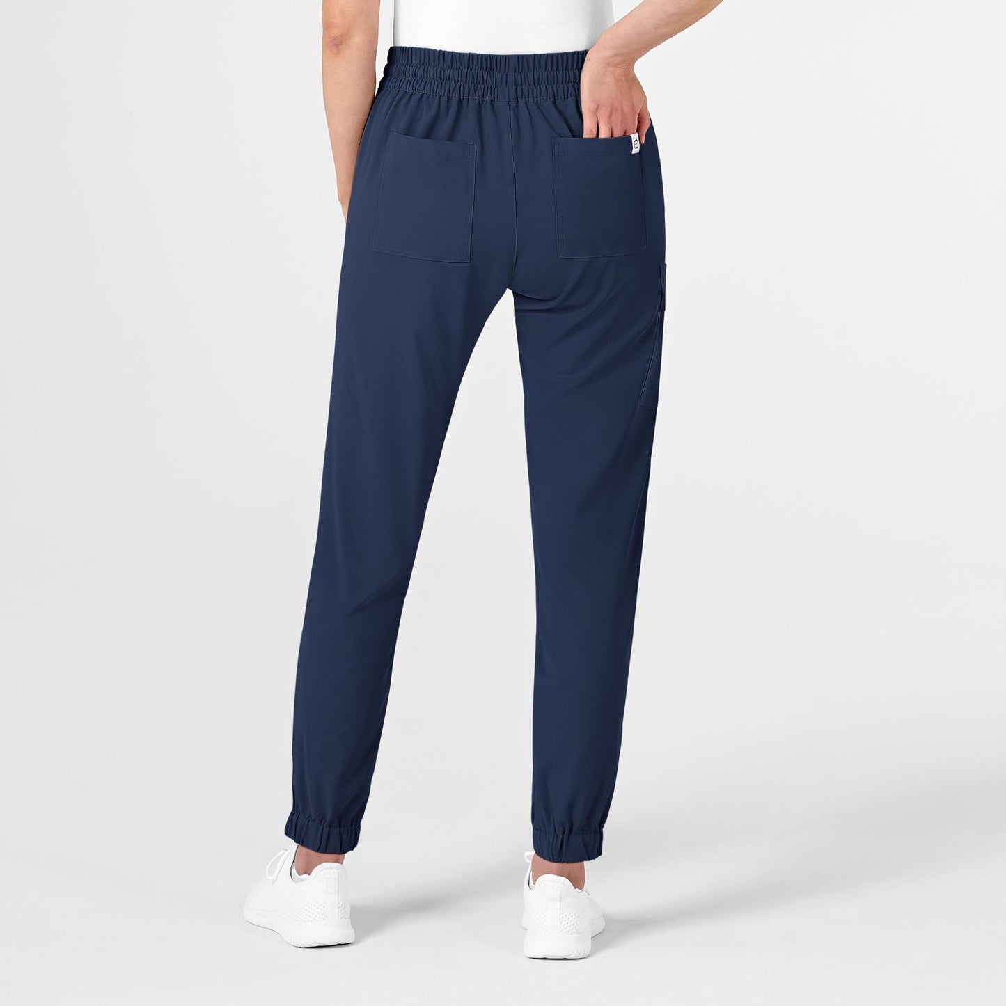 WonderWink Womens Jogger Medical Scrubs Pants, Navy, X-Large US
