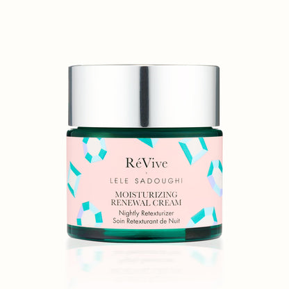 RéVive X Lele Sadoughi Renewal Night Cream ArtJar - Anti Aging Face Cream for Gentle Exfoliation & Skin Renewal - Enriched with Glycolic Acid to Help Visibly Improve Skin Texture (2.5oz)