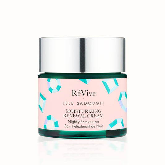 RéVive X Lele Sadoughi Renewal Night Cream ArtJar - Anti Aging Face Cream for Gentle Exfoliation & Skin Renewal - Enriched with Glycolic Acid to Help Visibly Improve Skin Texture (2.5oz)
