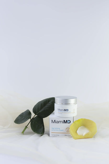 MiamiMD Age-Defying Lifting & Firming Face Cream for Women - Lift & Firm for Anti Aging, Wrinkle Reducer & Hydrating Moisturizer for Smooth, Radiant Skin, Tightening Cream for Face & Neck – 1.7oz