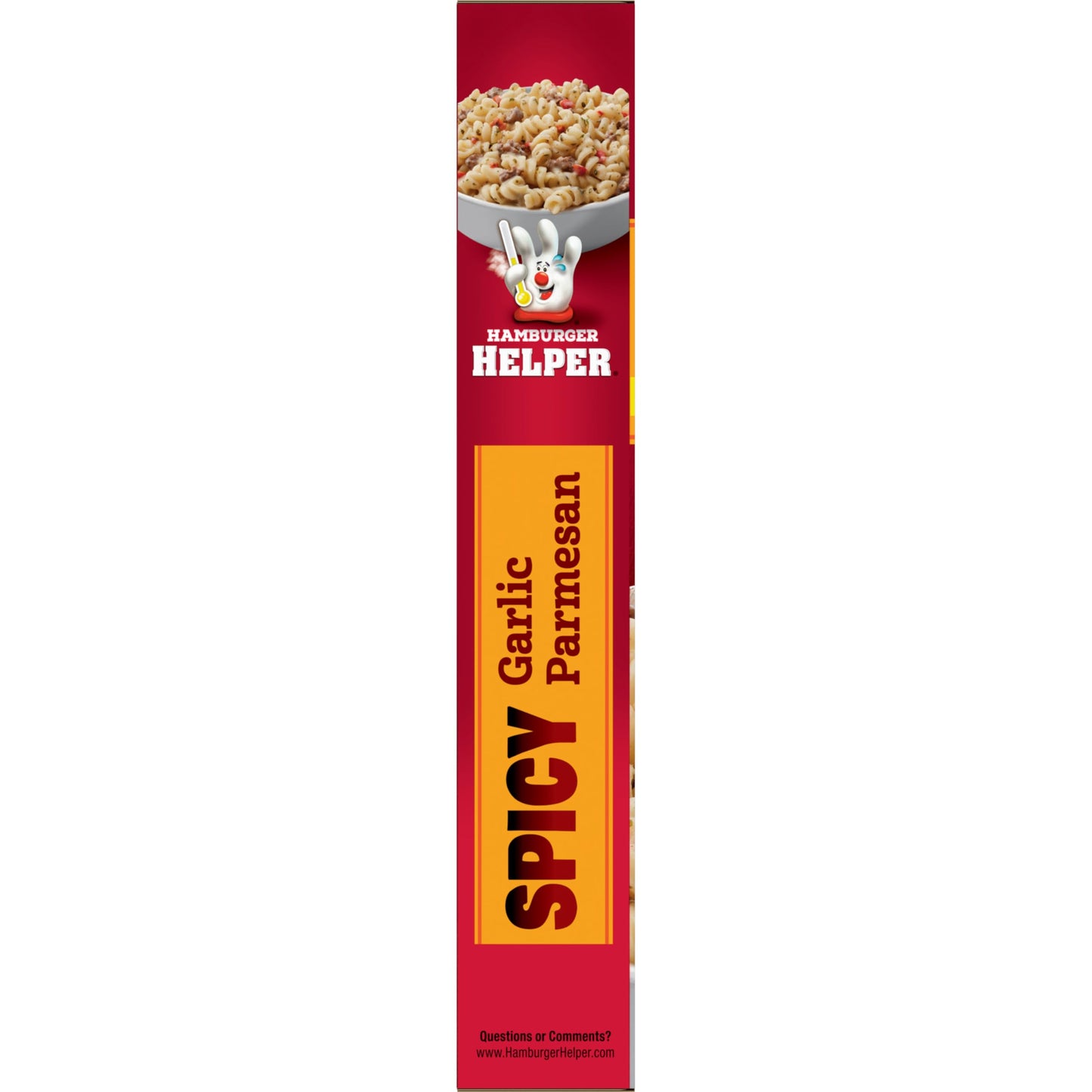 Hamburger Helper Spicy Parmesan Garlic Pasta Meal (6 oz) No Artificial Flavors, Ready in 3 Easy Steps, Quick Meals for Midweek Dinners, Busy Evenings & Families On-the-Go