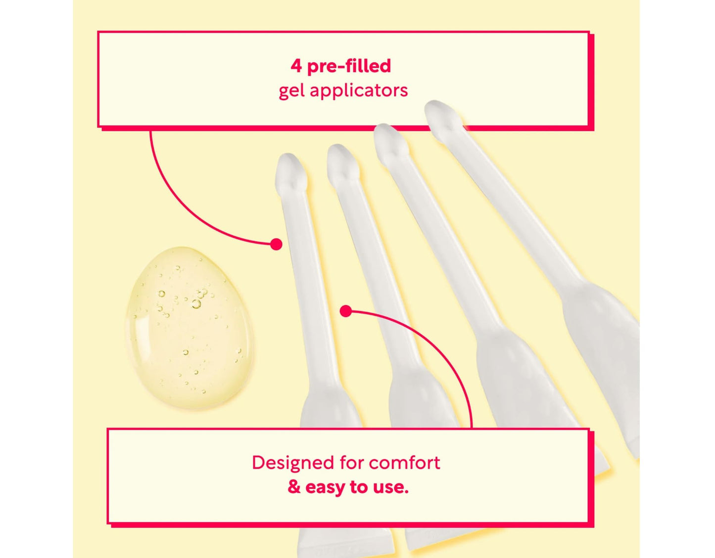 RepHresh Vaginal Gel, 0.07 Oz Each, 4 Count (Pack of 3)