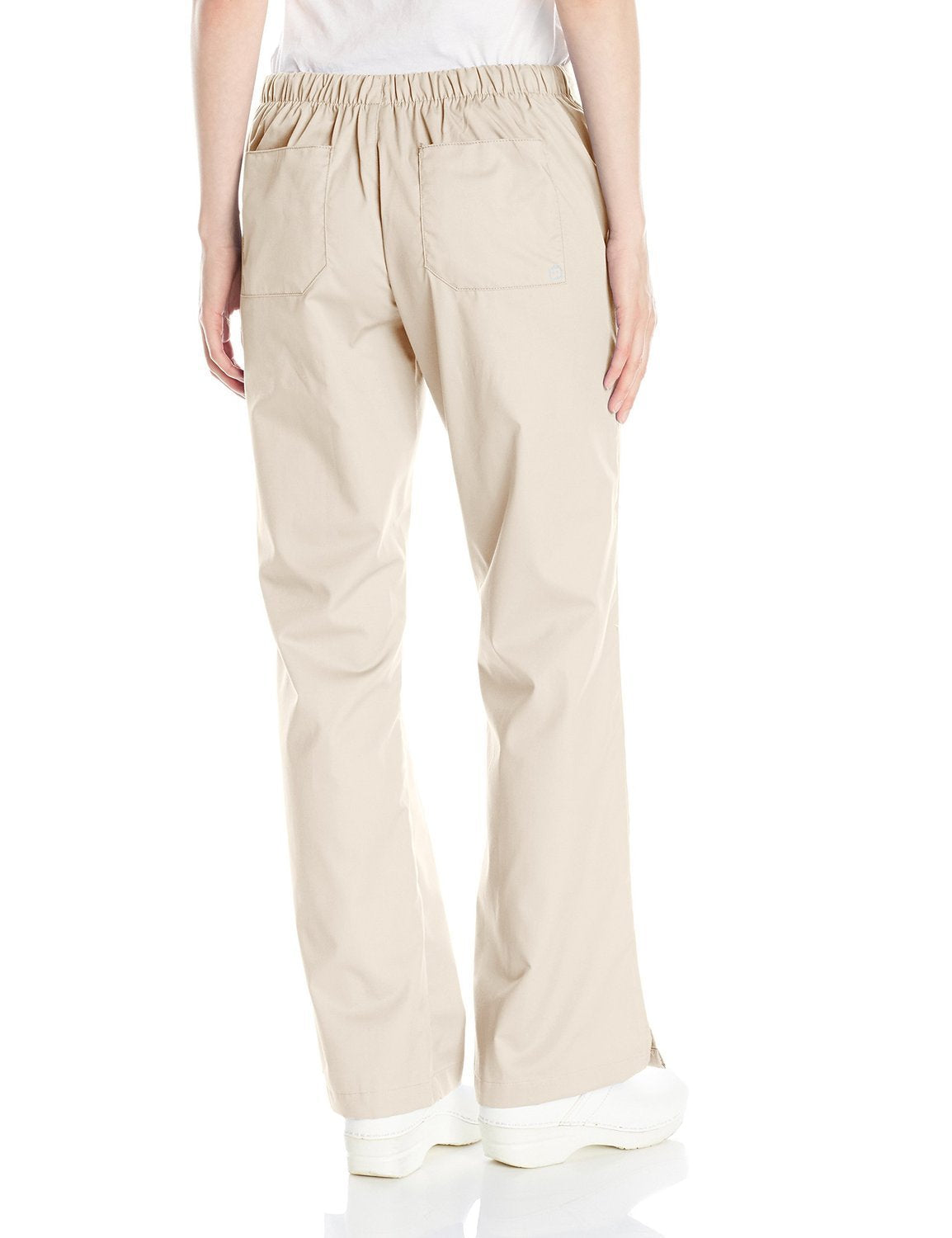 WonderWink Women's Wonderwork Flare Leg Scrub Pant, Khaki, Small